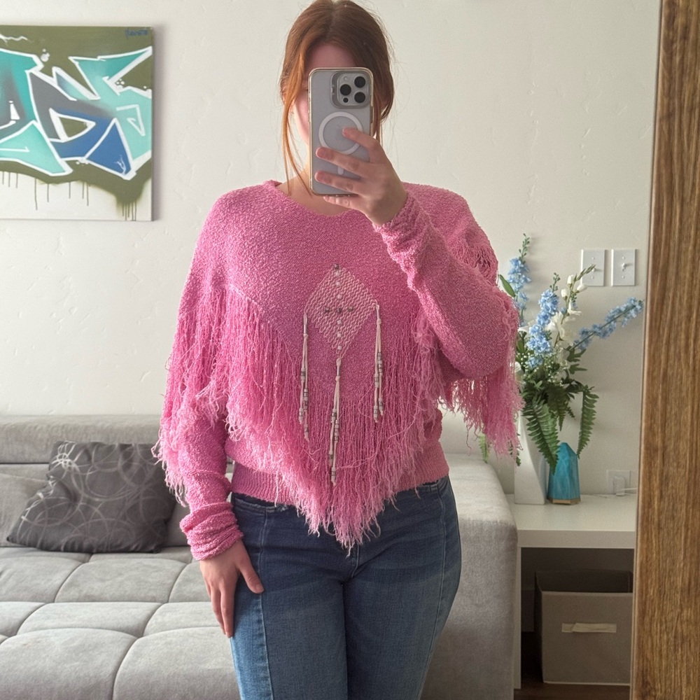 80s style sweater
